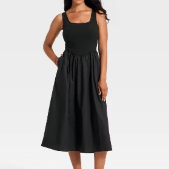 a new day Dresses & Skirts - NWT A New Day Black Midi Dress
